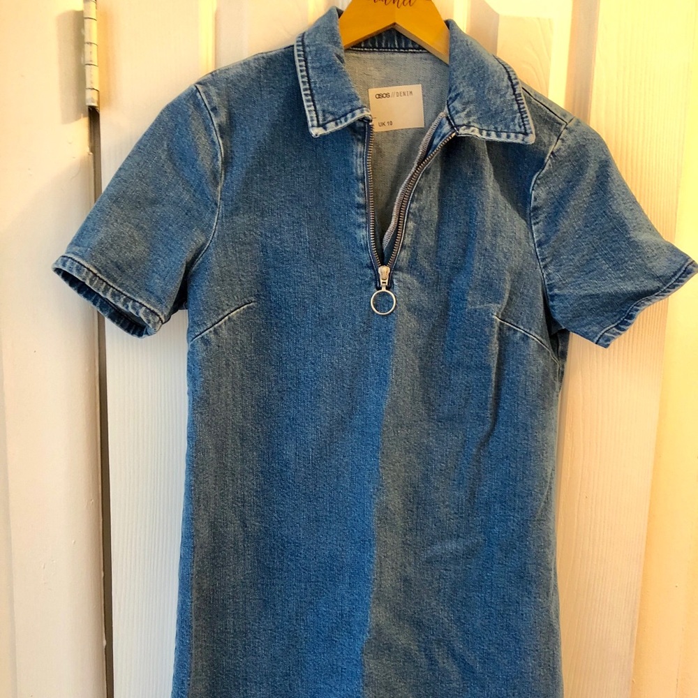 ASOS Denim ZIP Dress
